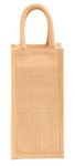 H&B Jute Water Bottle Bag - This Jute Bottle Bag can be Given as a Gift Bag or can be Used as Wine Bottle Gift Bag/Bottle Carry Bag/Water Bottle Cover (Natural)