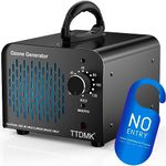 Ozone Generator 30,000mg/h, Commercial Ozone Machine Odor Removal, High Capacity Ozone Machine, Home Ozone Generator for Car, Home, Smoke, Pet, etc (Black) - by TTDMK