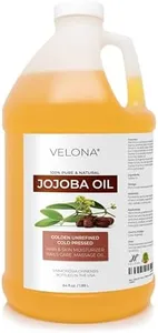 Jojoba Oil - 64 oz | 100% Pure and Natural | Golden, Unrefined, Cold Pressed, Hexane Free | Moisturizing Face, Hair, Body, Skin Care, Stretch Marks, Cuticles
