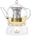 Teabloom Prague Glass Tea Maker & W