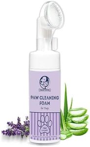 Foodie Puppies Dog Paw Cleaning Foam (Lavender) with Silicone Brush - 150ml | Paw Cleaner for Dog Foot Scrubber Cleaning Brush | Fortified with Tea Tree Oil and Aloe Vera Extract