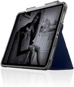 STM Dux Studio for iPad Pro 12.9" (6th/5th/4th/3rd Gen) - Ultra Protective Case with Apple Pencil Storage & Sleep/Wake Cover - Midnight Blue (stm-222-288LZ-03)