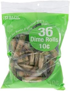 BAZIC Dime Coin Wrappers (36/Pack)