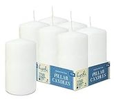 HYOOLA White Pillar Candles 3x5 Inc