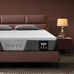 NOFFA Single Mattress, Single Memory Foam Mattress, 3ft Single Bed Mattress, Breathable Mattress Medium Firm with Soft Fabric, Triple Support (90x190x18cm)