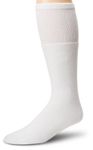 Wigwam Men's/Women's Super 60 6-Pack Tube Sock, White, One Size, Women's Shoe Size 6-13/Men's Shoe Size 5-15