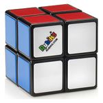 Rubik’s Mini 2x2, 2x2 Classic Color-Matching Puzzle, Pocket Size Brain-Teasing Puzzle Toy, Packaging May Vary