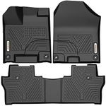 YITAMOTOR Floor Mats for Honda Pilot, Custom Fit Floor Liners for 2016-2020 Honda Pilot, 1st & 2nd Row All Weather Protection