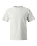 Hanes Men's Beefy Short Sleeve Tee Value Pack (2-pack) (Availble in Tall) athletic shirts, White, L UK