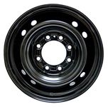 RTX, Steel Rim, New Aftermarket Wheel, 17X7, 8X165.1, 121.1, 25, black finish A2185