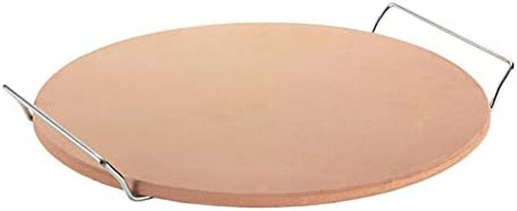 Avanti Pizza Stone with Rack, 33 cm Diameter, Light Brown