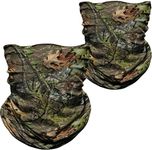 WTACTFUL 2 Pack - Camo Face Mask Hunting, Camouflage Neck Gaiter Face Cover for Men Fishing Outdoor Sports #1