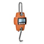 Digital Hanging Scale, Electronic Balance Digital Fishing Hook Hanging Scale with LCD Display, Mini Hanging Weighting Scale 300kg, Duty Crane Scale, for Home Office Farm Hunting