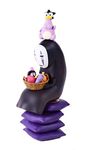 Ensky - Spirited Away - No-Face Nosechara Assortment Stacking Figure, Studio Ghibli via Bandai Official Merchandise