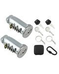 Lock Cores Fits for Thule Car Roof Racks and Lock Cylinders, 2 Pack One Key System Replacement Lock Cylinders