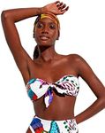 Desigual Women's Biki_Alana Ii Bikini, White, S