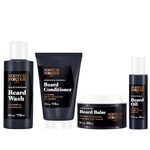 Scotch Porter Beard Kit | Includes Beard Wash, Beard Conditioner, Beard Balm, and Beard Serum | Formulated with Non-Toxic Ingredients, Free of Parabens, Sulfates & Silicones | Vegan | US