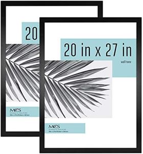 MCS, Black 20x27 Inch Studio Gallery Frame 2-Pack, Woodgrain