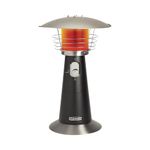 Cuisinart Portable Tabletop Patio, 11,000 BTU Outdoor Propane Heater with Safety Tilt Switch and Burner Screen Guard, 100 sq. Foot Heat Range, Black (COH-500C)