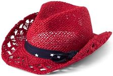 Gymboree Girls' and Toddler Hats, Red Cowgirl, 3-6 Years