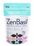 Zen Basil Seeds | Edible Basil Seeds USDA Organic, Kosher, Non-GMO, lectin Free, Gluten Free, Plant Based, Keto, Paleo, Vegan | 15g Fiber per/serv | 14oz | More Fiber Than chia Seeds | prebiotic