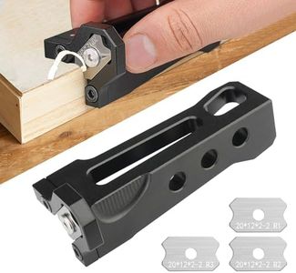 Chamfering Edge Band Trimmer,Adjustable Edge Banding Trimmer,veneers,Hand Planer,Edge Banding Tools. (Handle + R1, R2,R3 Blade)