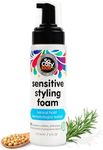 So Cozy Kids Sensitive Styling Foam - Sensitive Foam For Kids w/Straight or Curly Hair - Gentle Natural Hold Styler, Rosemary (6 fl oz)