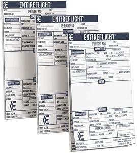 EntireFlight IFR Flight Pad For Pilot Kneeboard - Perfect Addition Pilot Accessories & Pilot Bag Accessory - Pre-Structured Pilot Kneeboard Notepad - 3 Pack - Aviation Gifts For Pilots