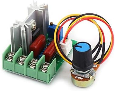 Regulador de Velocidad Motor AC 50-220V 2000W SCR, Voltaje Eléctrico Regulador de Temperatura/Velocidad del Motor Dimmer de luz para Controlador térmico en horno eléctrico