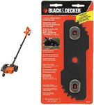 BLACK+DECKER 12 Amp 2-in-1 Landscape Edger and Trencher with Edge Hog Heavy-Duty Edger Replacement Blade (LE760FF & EB-007)