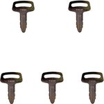 5 Ignition Keys Compatible with Lay-Mor Sweepmaster 468090,Grasshopper Mower Ignition Switch 183827,Thomas Skid Steer 044960,Wacker Neuson Light Tower 5000089818, Kubota RC101-53630,Vermeer Chipper