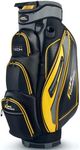 PowaKaddy PREMIUM TECH GOLF CART TROLLEY BAG - BLACK/YELLOW