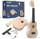 DIY Ukulele Kit Soprano (21inch) Build Your Own Guitar Kit with our Ukuleles Guitar Build Kit. DIY Ukelele Kit has 33 Pieces for all DIY Guitar needs. Guitar diy kit great to Build Your Own Ukulele