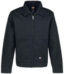 Dickies Men's Insulated Eisenhower Front-Zip Jacket, Black, X-Large/Regular