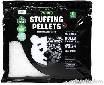 VViViD Eco-Friendly High Density Polyethylene Plastic Packing & Polyfill Pellets (5 lbs)