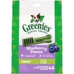 GREENIES Blueberry Flavor Teenie Dog Dental Chews - 12 Ounces 43 Treats