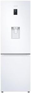 Samsung RB34T602EWW/EU Freestanding Fridge Freezer, Frost Free, 340L capacity, 60cm wide, White, Decibel rating: 35, EU Acoustic Class: B