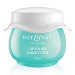 Dot & Key LIP POLISH Choco Mint Exfoliating Sugar Scrub, 15ml