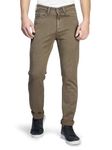 FLAGS Men's Slim Fit Stretch Jeans Dark Khaki (raml5114) Size 38