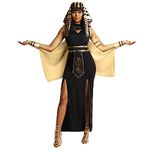 Morph Costumes Queen Ancient Egyptian Costume Women Cleopatra Costume Women Accessories Cleopatra Outfit Egyptian Goddess Costume Women Medium