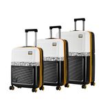 Urban Jungle by Safari Trolley Bags Set of 3 (56cm, 67cm & 75cm), Hardside Polycarbonate Suitcase with USB Charging Port, 8 Wheels and TSA Lock Travelling Luggage for Men & Women (Comic)