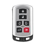 Remote Smart Remote Key Fob Replacement Compatible with Toyota Sienna 2011 2012 2013 2014 2015 2016 2017 2018 2019 2020 Keyless Entry Remote Control 6 Buttons 314.3MHZ ID74 HYQ14ADR 89904-08010