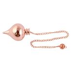 Whirligig Shape Copper Metal Cone Point Openable Beautiful Dowsing & Divination Pendulum Healing Spiritual Tool.