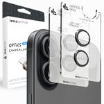Lensarmor Compatible with iPhone 17 Camera Lens Protector Black (2-Pack) – 9H Tempered Glass, Military-Grade Anti-Scratch, Case-Friendly, Easy Install Frame