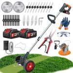 Rare More Grass Machine Lawn Set 12v Betteries Cordless Machine Edger for Garden, String Trimmers, Weeder Cutter, Lawn, Yard