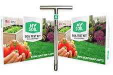 ATUIO Sponsored Ad - MySoil Pro-Pack | 2 Soil Test Kits, 1 DIY Soil Probe | Grow The Best Lawn and Garden | Know Exactly What Yo.