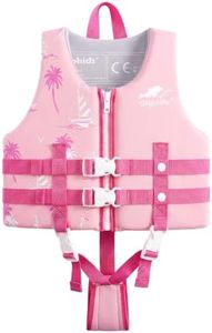 Gogokids Toddler Swim Vest, Kids Floaties 2-8 Years, 22-60 lbs | Neoprene Swim Vest for Pool Beach Puddle, Swimming Aid Pool Float Buoyancy Jacket for Boys, Girls, Children, Swimmies, Niños