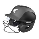 EASTON Ghost Softball Batting Helmet, Two-Tone Matt Black/Charcoal, Large/XLarge