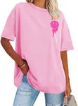 ADOREJOY Womens Oversized T-Shirt S