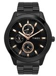 TIMEX Men Quartz Analog Black-Dial-TWEG18508